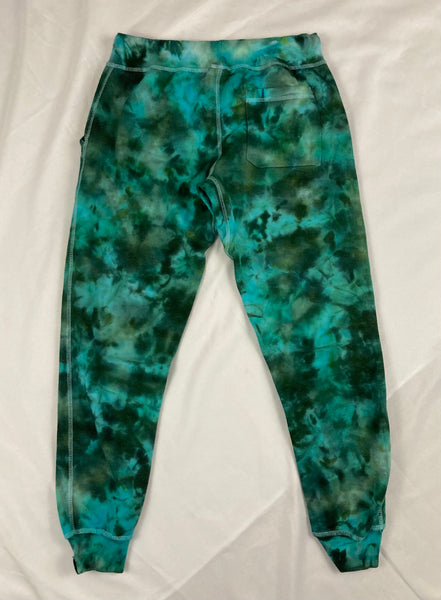 Adult Green Ice-Dyed Jogger Sweatpants, S