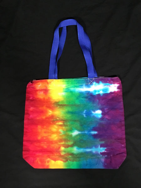 Rainbow Canvas Tote Bag