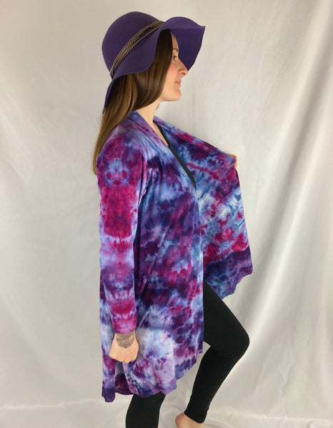 Women’s Purple/Amethyst Ice-dyed Half Moon Jacket, L