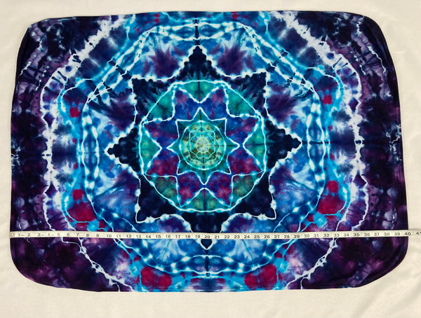 Baby Purple/Blue Mandala Ice-dyed Premium Blanket