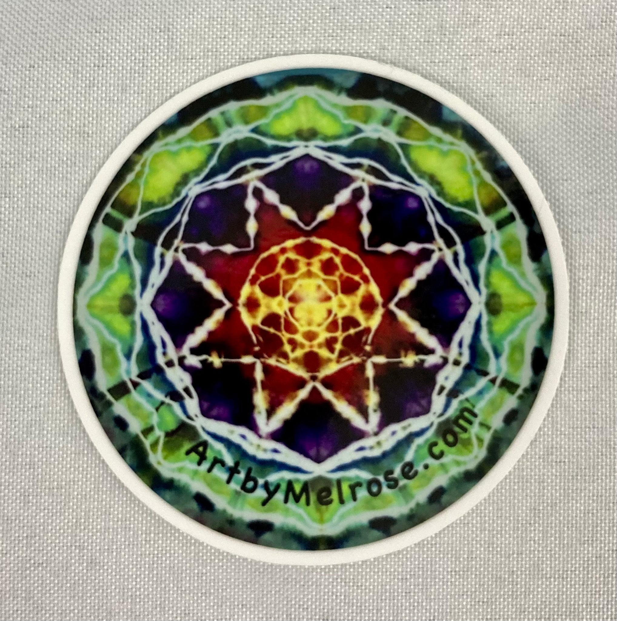 Mandala Ice-dye Sticker