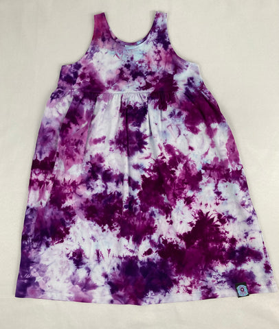 Girls Orchid Crush Ice-Dyed Dress, Size 6