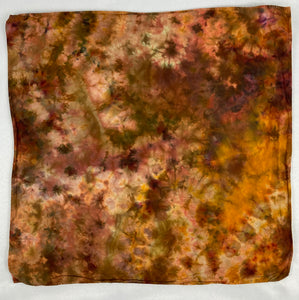 Marigold Scrunch Ice-Dyed Bandana