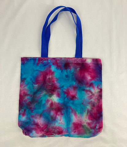 Amethyst/Jade Ice-Dyed Canvas Tote Bag