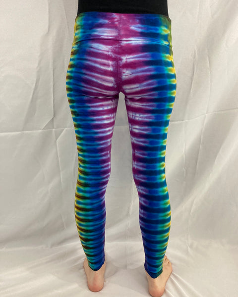 Ladies Earthtone Tie-Dyed Leggings, XL