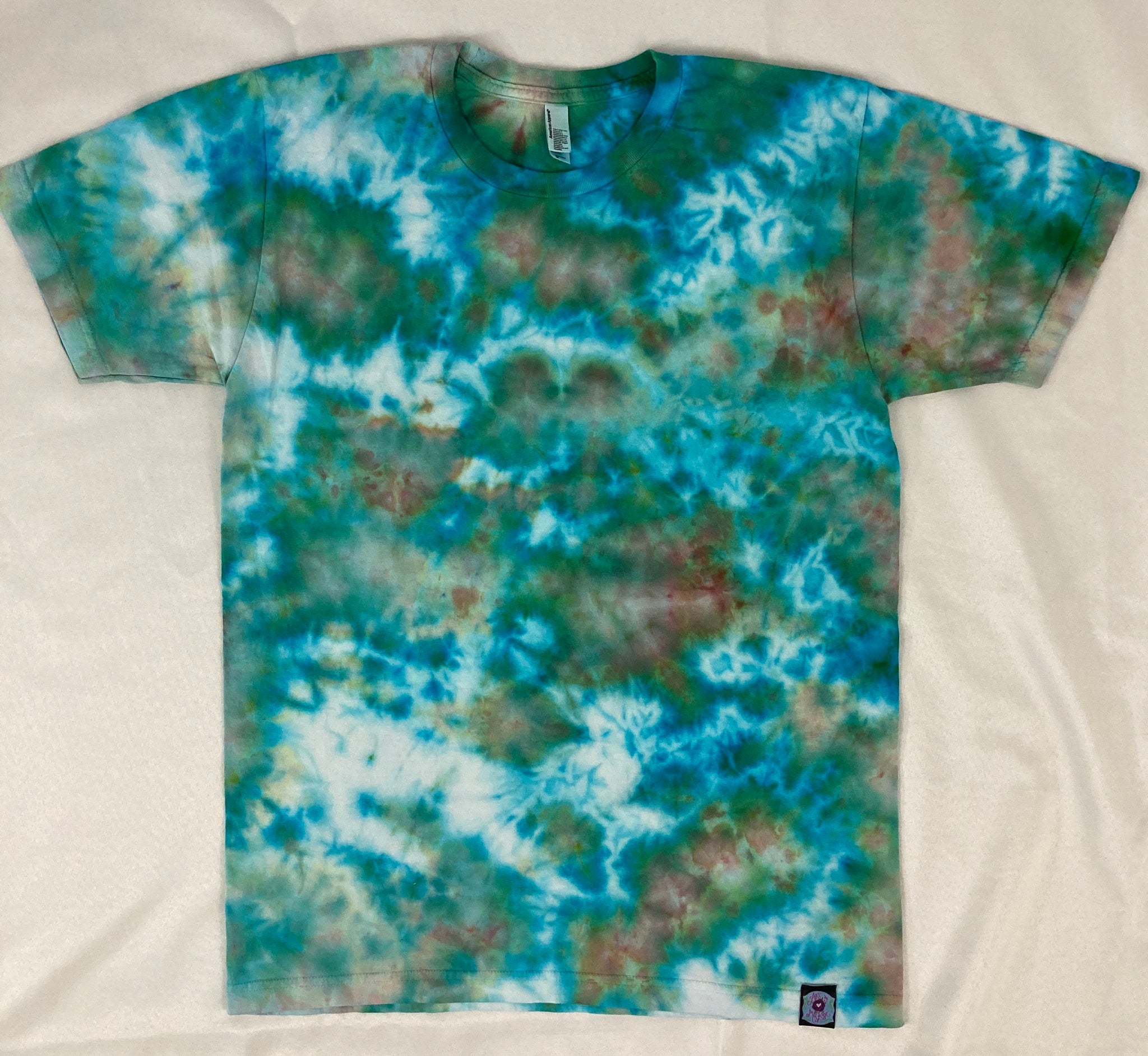 Adult Seafoam Crush Ice-Dyed Tee, M