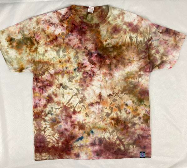 Adult Desert/Rust Ice-Dyed Tee, XL