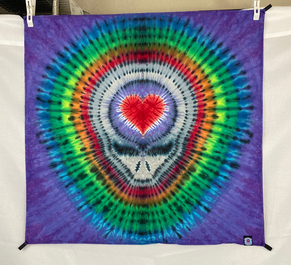 30" x 30" Rainbow SYF Tie-dyed Mini Tapestry/Wall Hanging