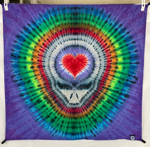 30" x 30" Rainbow SYF Tie-dyed Mini Tapestry/Wall Hanging