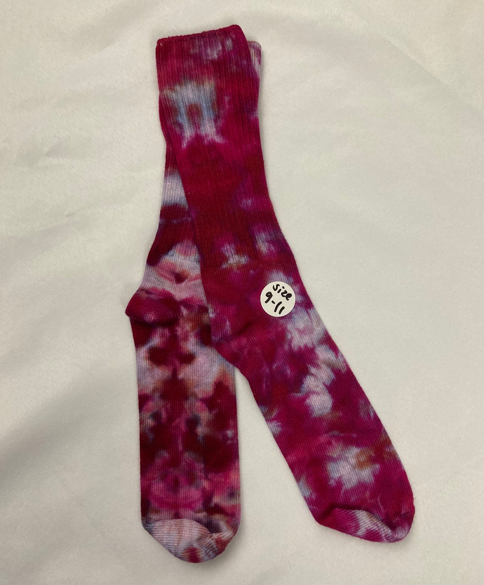 Adult Multi-Color Ice/Tie-Dyed Bamboo Socks, 9-11