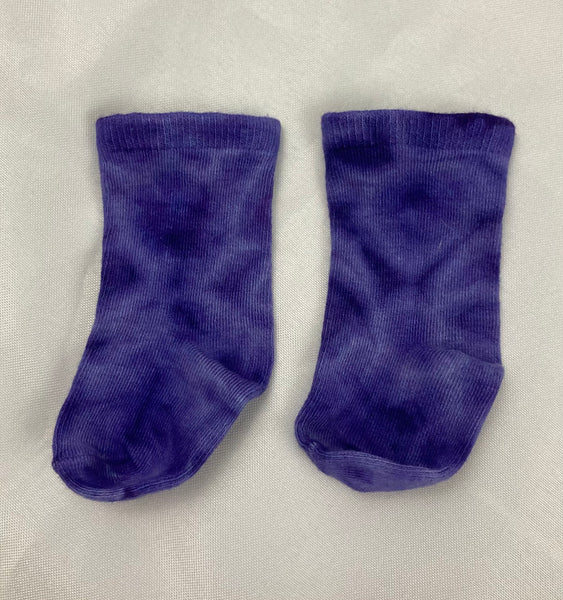 Baby Tie-Dyed Bamboo Socks (multiple colors)