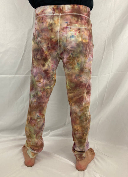 Adult Desert/Rust Ice-Dyed Jogger Sweatpants, XL