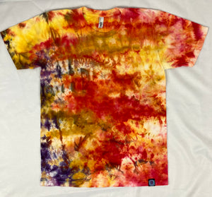 Adult Orange Crush Ice-Dyed Tee, M