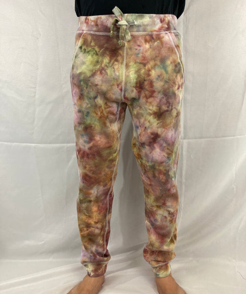 Adult Desert/Rust Ice-Dyed Jogger Sweatpants, XL